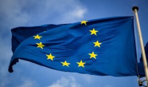 blue and yellow star europe flag