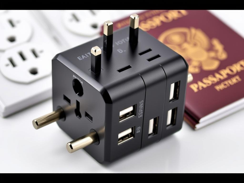 Epicka Universal Travel Adapter with multiple international plugs and USB ports Epicka Universal Travel Adapter with multiple international plugs and USB ports
